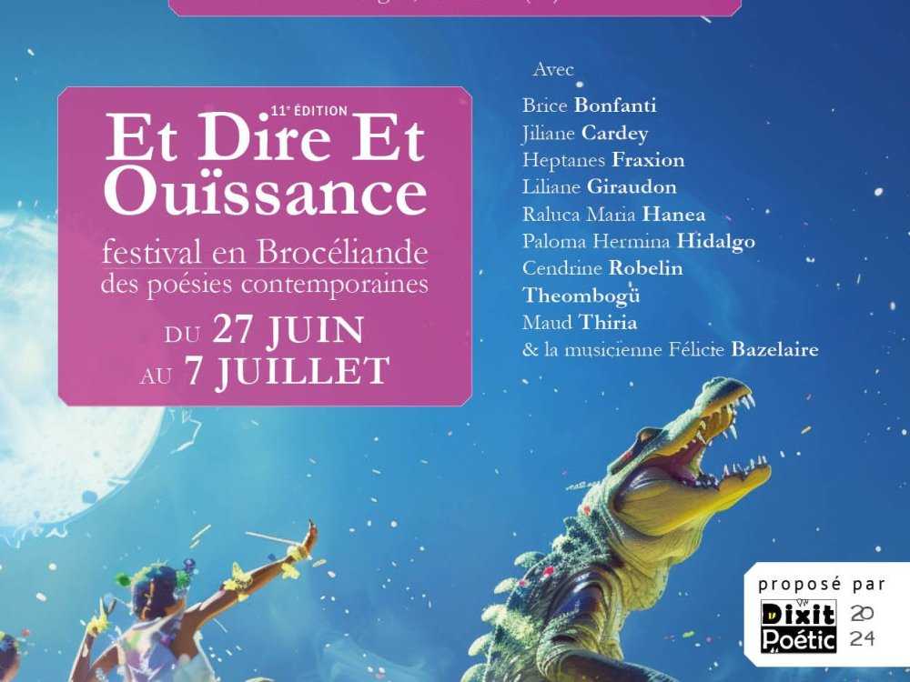 Affiche du festival Et dire Et Ouïssance 2023