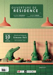 Affiche Ouverture de résidence